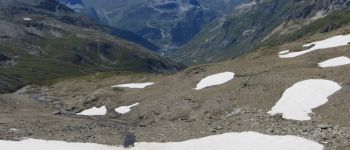Point d'intérêt Val-d'Isère - le lac sous le col  - Photo