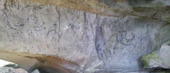 Punto de interés Arbonne-la-Forêt - 04 - Peintures préhistoriques (début du 3e millénaire après JC) - Photo