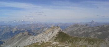 Point d'intérêt Ceillac - au loin le massif des Ecrins - Photo