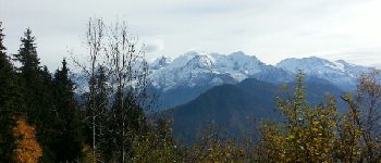 Point of interest Passy - vue sur le mont blanc. . - Photo