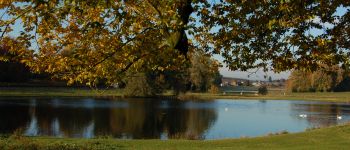Point d'intérêt Libramont-Chevigny - Vue du château et des étangs depuis la route - Photo