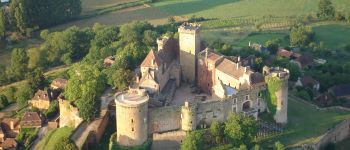 Point d'intérêt Prudhomat - Vue château de Castelnau-Bretenoux - Photo