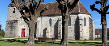 Punto di interesse Villeneuve-la-Dondagre - église de Villeneuve la Dondagre - Photo