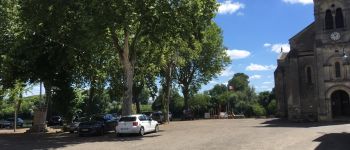 POI Couthures-sur-Garonne - parking village. gens de Garonne  - Photo