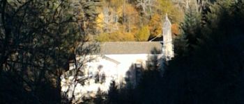 Point d'intérêt Montclard - Point de vue sur l'église de  Montclard de montclard - Photo