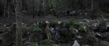 POI Fougax-et-Barrineuf - replat aménagé en haut d'unz doline - Photo