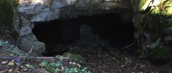 POI Bélesta - entrée de la grotte de ludax  - Photo