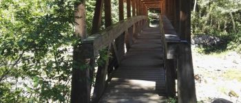 Point d'intérêt Val-de-Charmey - pont en bois  - Photo