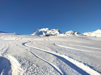 Trail Touring skiing La Léchère - tricotage vers Les Teurs. - Photo