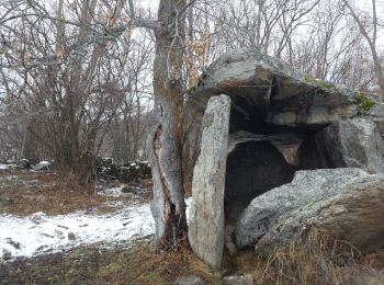 Excursión Senderismo Dorres - 2021-02-09  Sortie  CAF - Dorres - Chapelle de Belloc - Dolmen de Brangoli - Photo