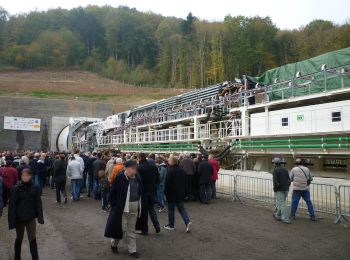 Tour Zu Fuß Ernolsheim - Rectangle bleu barré de blanc - Photo