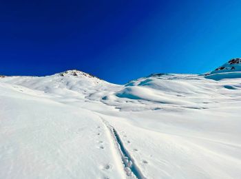 Tocht Sneeuwschoenen Saint-Véran - Saint Véran - Col de Chamoussière - Pic de Caramantran - Refuge de la Blanche - Photo