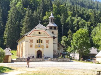 Trail Walking Les Contamines-Montjoie - Le Lay - cascade de la Balme - Photo