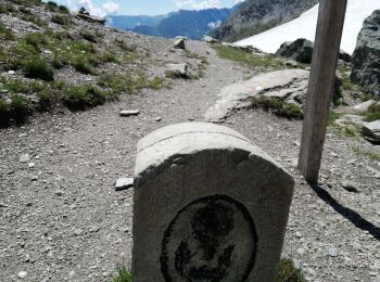 Randonnée Marche Abriès-Ristolas - Le col d urine et la Colette de gilly - Photo