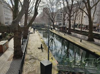 Tocht Stappen Parijs - De la porte de la villette à la porte d'Orléans par le bassin de la Villette et le canal St Martin - Photo