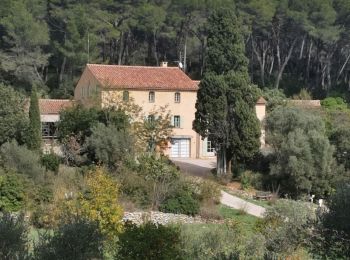 Tocht Stappen Le Beausset - la tête de cade. Maison des 4 frères le Beausset  - Photo