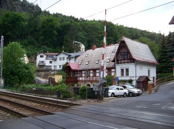 Percorso A piedi Děčín - [Ž] Děčín - Čertova voda - Photo