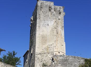 Trail Walking Montclus - montclus et bord de ceze - Photo