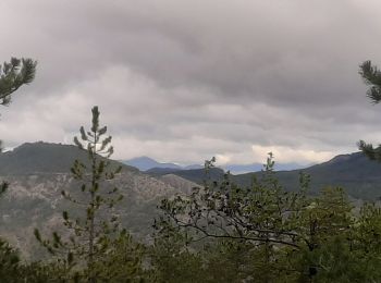 Tocht Stappen Saint-Jacques - SAINT JACQUES.  PRE DE SIROM .  ENTRE PUY , PIED MARCELLIN . Chateau plus haut , Chaudon , col de Chaudon ,  - Photo