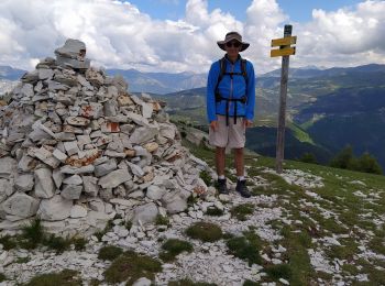 Trail Walking Thorame-Haute - Puy de rent - Photo