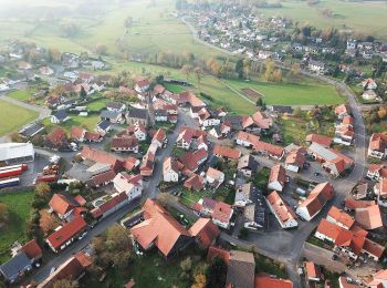 Percorso A piedi Burgjoß - Gebietswanderweg Roter Balken - Photo