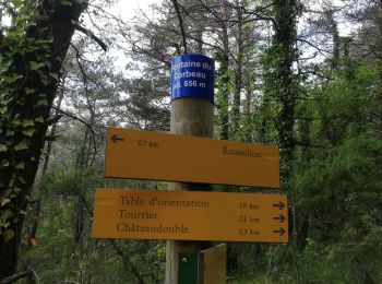 Percorso Marcia Châteaudouble - Le pont des sarazins par la fontaine des corbeaux - Photo