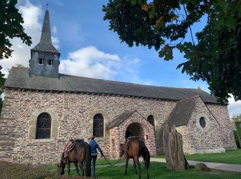 Trail Horseback riding Néant-sur-Yvel - Broceliande - Photo