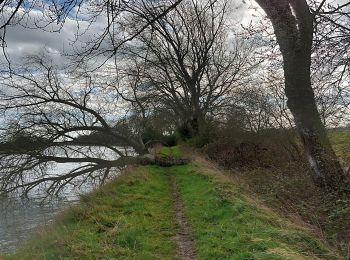 Percorso Marcia Busnes - Busnes et le canal d'aire. - Photo