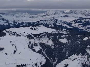 Excursión Esquí de fondo Beaufort - les Prés - sous la Croix des Naseaux retour  - Photo