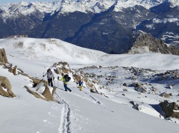 Trail Touring skiing Réotier - crête des Prénetz - Photo