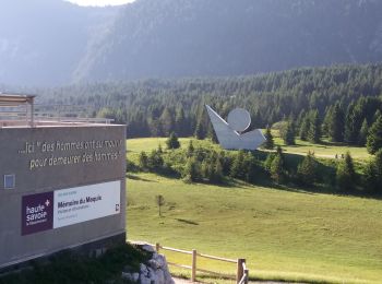 Percorso Marcia Fillière - GLIERES: TRAVERSEE PAS DU ROC - MONUMENT DES GLIERES - Photo