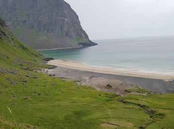 Randonnée Marche  - kvalvika (plage) - Photo