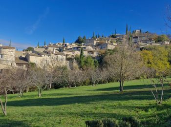 Tour Wandern Mirmande - Mirmande les Balcons du Rhône 12 km. - Photo