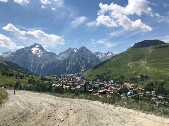 Trail Mountain bike Les Deux Alpes - Belle combes - Photo