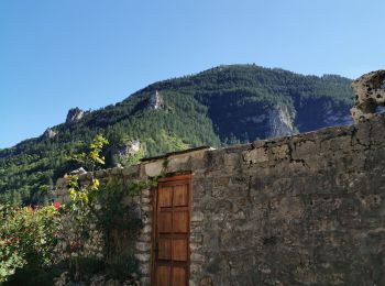 Trail Trail Gorges du Tarn Causses - descente rando Saint enimie en courant  - Photo