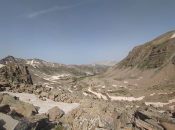 Tocht Stappen Entraunes - Cool de la roche trouée  - Photo