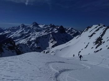 Tour Skiwanderen Laval-en-Belledonne - la dent du Pra par le col de l'Aigleton - Photo