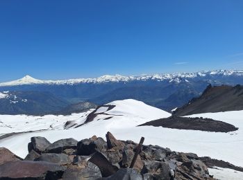 Trail Touring skiing Melipeuco - sollipuli  - Photo
