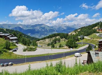 Trail Walking La Plagne-Tarentaise - La Plagne Village Aime Plagne Prajourdan Plagne Centre Plagne  - Photo