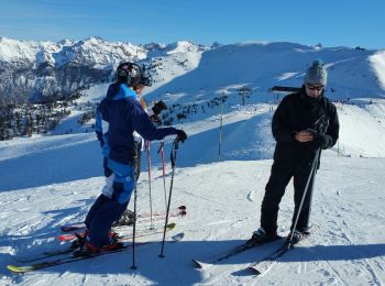 Tour Ski laufen Vars - Vars 31 12 2019 - Photo