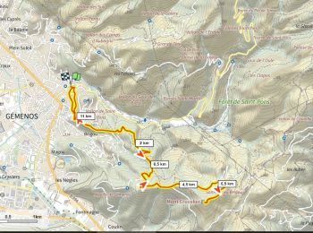 Tocht Mountainbike Gémenos - Cruvelier 440m+ depuis Gémenos - Photo