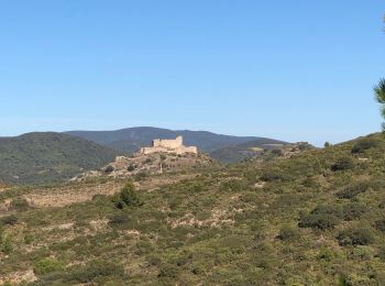 Trail Walking Paziols - 27/10/2021 Paziols Château Aguilar - Photo