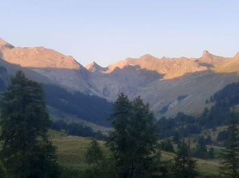 Randonnée Marche Val-d'Oronaye - LARCHE , lac du Lauzanier . lac de derrière la Croix  o - Photo