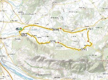 Randonnée Vélo de route Robion - Robion Bonnieux 600m+ par voie verte  Cavalon retour par Oppede - Photo