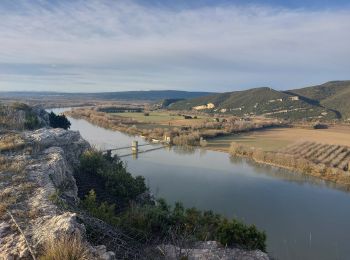 Randonnée Marche Donzère - Donzère -falaises-Navon-ruines 15km - Photo