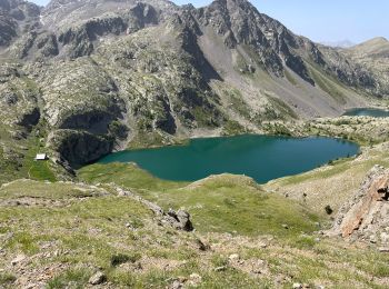 Randonnée Marche Saint-Étienne-de-Tinée - Reel Col du Fer lac refuge de Vens Cabane de Tortisse - Photo