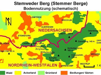 Tour Zu Fuß Brockum - Lila gestrichelte Route - Stemweder Berg - Photo