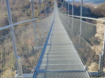 Randonnée Marche Mazamet - Passerelle de Mazamet et village médiéval d'Hautpoul - Photo