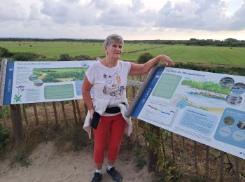 Randonnée Marche Saint-Quentin-en-Tourmont - MARQUENTERRE: reconnaissance / départ du tour (16 Km) via la plage... - Photo