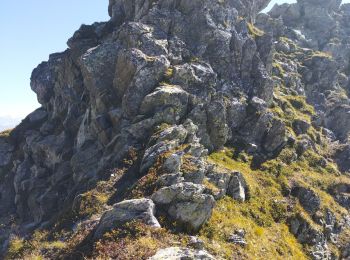 Trail Walking La Léchère - lac de Clartan et grande muraille  - Photo